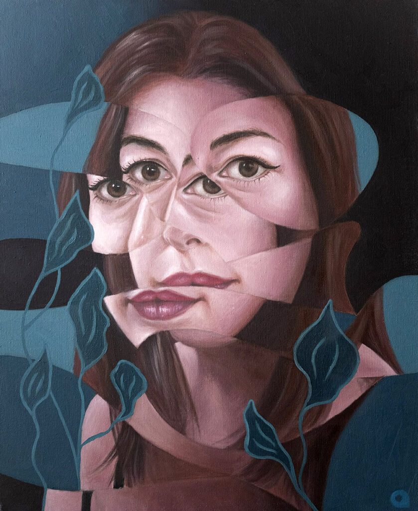 Fragmented 8, 50x65cm (Oil painting on canvas)