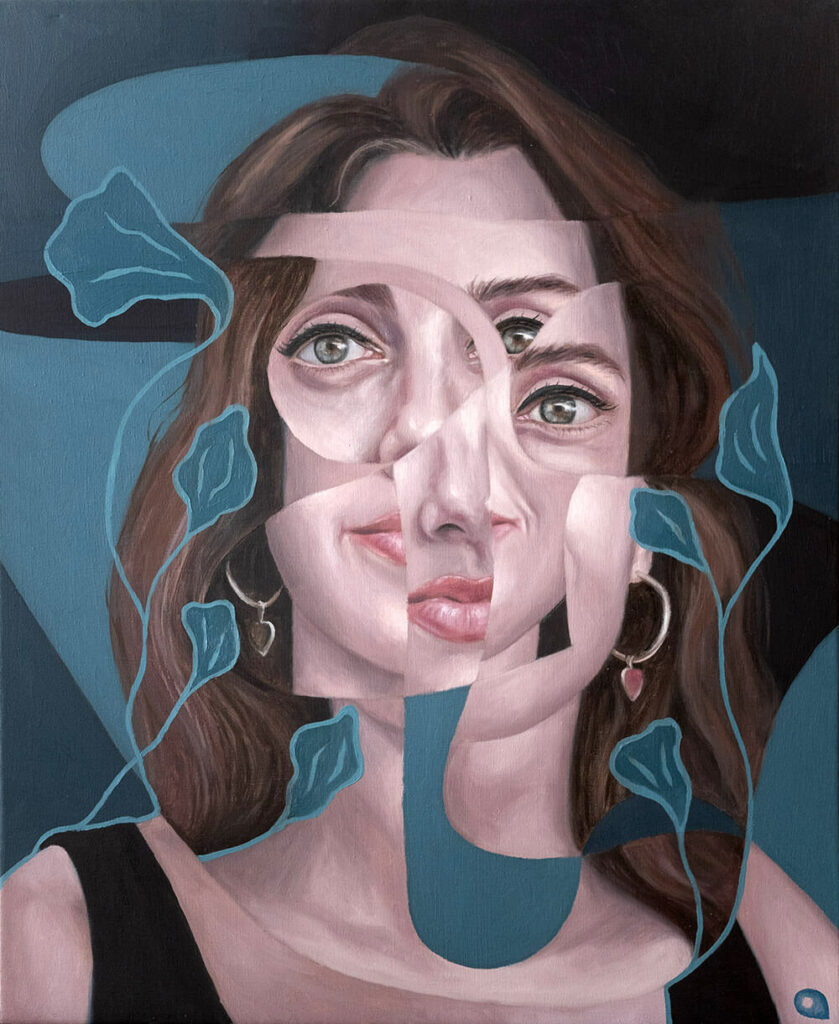 Fragmented 9, 50x65cm (Oil painting on canvas)