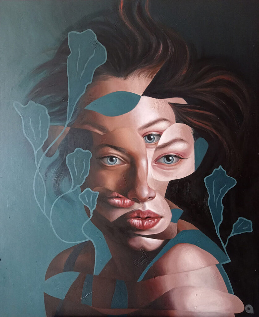 Fragmented 1, 81x100cm (Oil painting on canvas)