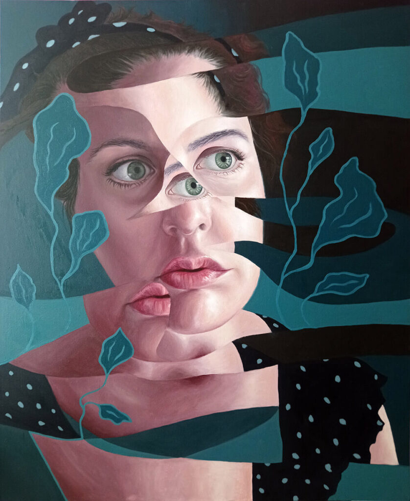 Fragmented 4, 81x100cm (Oil painting on canvas)